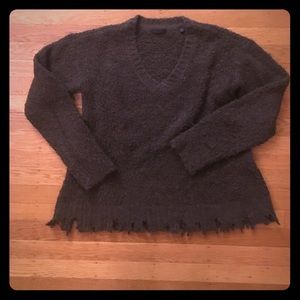 Boucle distressed ATM sweater.